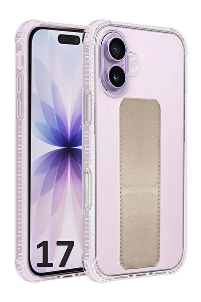 CATANES Finger Grip Clear Case Cover for iPhone 17- Kickstand Car Magnetic Ho...
