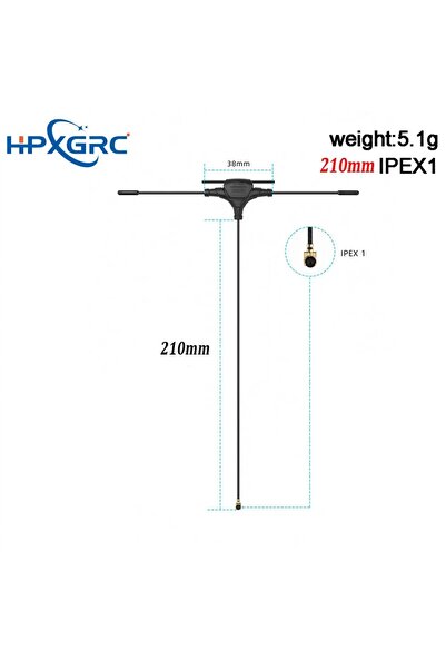 choice2 هوائي IPEX1-210mm HPXGRC ثنائي النطاق لترقية جهاز استقبال طائرات FPV ...