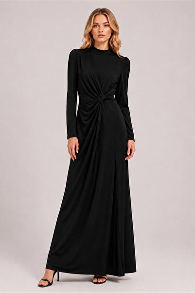 Alvina Drape Detail Evening Dress 50529