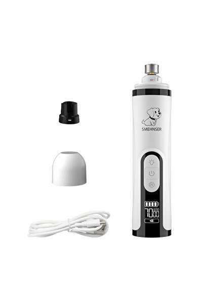 Choice Standard Set Pet Nail Grinder with LED Light - USB Rechargeable Clippe...