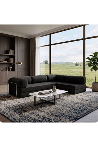 Monami 300x200 cm 50 DNS Açık Köşe Modüler Sünger Koltuk Takımı.ÇÖKMEZ SÜNGER.