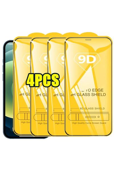 Choice19 4 قطع زجاج مقوى 9D لهاتف ريدمي نوت 14 4G (1-4 قطع) متوافق مع ريدمي 1...