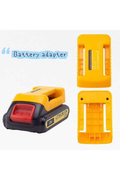 Choice Battery power adapter for DeWalt 20V lithium-ion battery tool accessor...