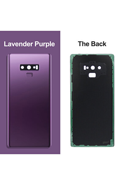 choice2 Purple LCD Battery Back Cover For Note 9 N960 Battery Back Cover Glas...