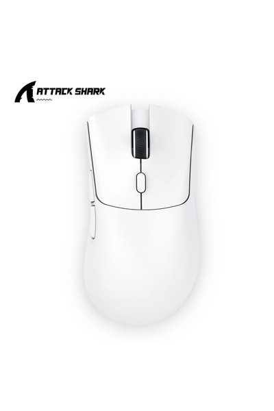 choice2 ماوس بلوتوث أبيض من ATTACK SHARK R1 - ماوس رائج، تمت مراجعته من قبل ا...