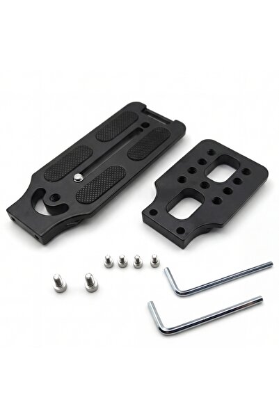 Choice black Aluminum DSLR Camera L Bracket Vertical Horizontal Video Switchi...
