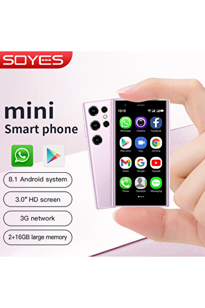 choice2 هاتف ذكي صغير PURPLE SOYES S23 pro بشاشة 3.0 بوصة، ذاكرة 16 جيجابايت،...