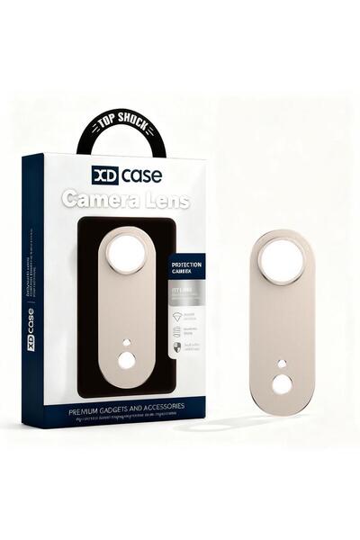 choice2 Light Gold XDcase Titanium Alloy Hollow Camera Lens Protector For iPh...