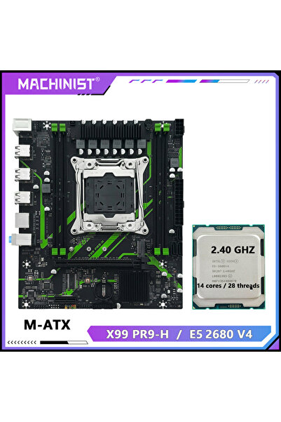 Choice لوحات أم E5 2630 V4 MAXHINIST X99 مع مقبس LGA 2011-3، طقم مع معالجات X...