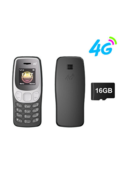 Choice5 بطاقة TF سوداء سعة 16 جيجابايت، هاتف محمول صغير جداً SERVO BM80 LTE ب...