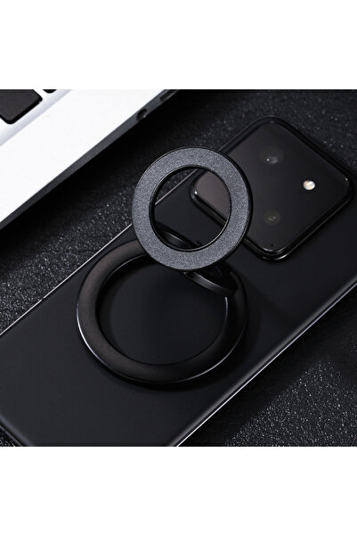 Choice حامل هاتف محمول مغناطيسي قوي مزدوج الجوانب باللون الأسود لـ Magsafe، ق...