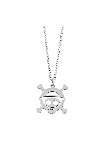Choice1 Bandai Anime Necklace Anime Skeleton Face Stainless Steel Necklace Me...