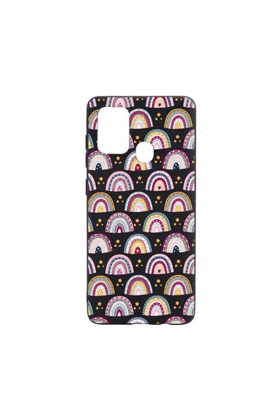 bestcase Husa Silicon, Compatibila cu Xiaomi Poco C40 / Redmi 10C, Rainbow Ha...