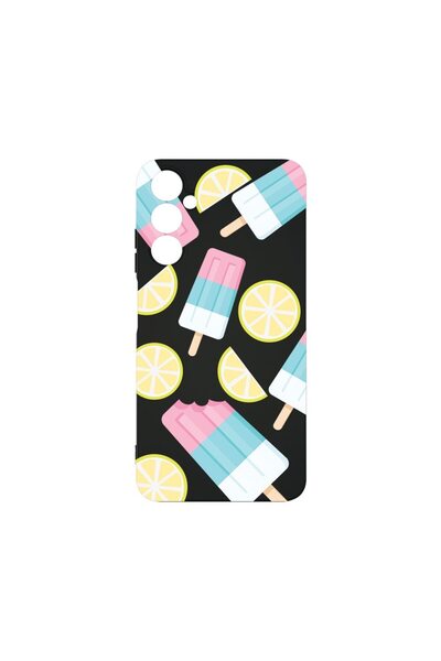 bestcase Премиум силиконов калъф, съвместим със Samsung Galaxy M15 / F15, Цвя...
