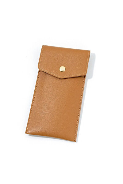 Choice3 Coffee PU Leather Pencil Case Storage Bag Student Glasses Portable St...