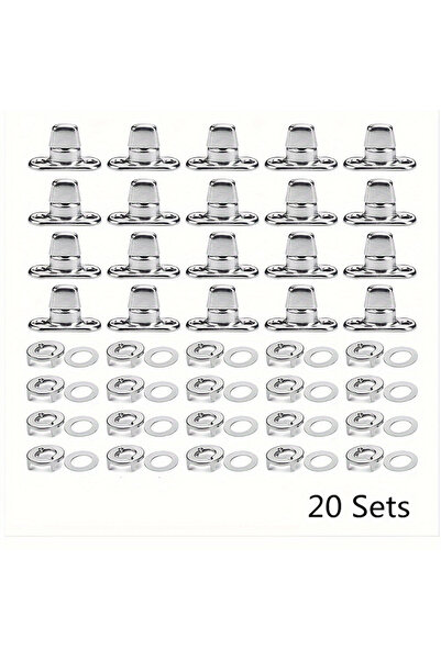 Choice 20 set 5/10/20 Sets Marine Grade Twist Lock Fasteners Turn Button Eyel...