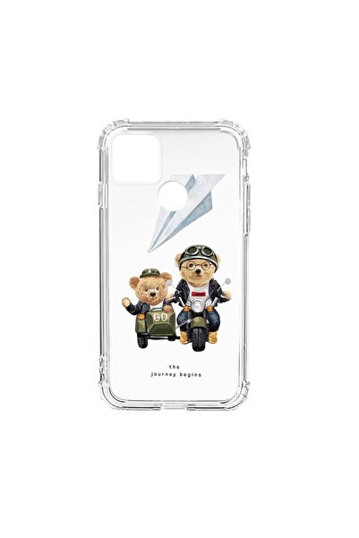 bestcase Husa Silicon Anti Shock, Compatibila Cu Xiaomi Redmi 9C, Teddy On Th...