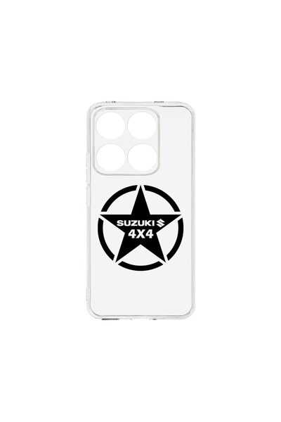bestcase Θήκη για Xiaomi 14T, BestCase™ Διαφανής Σιλικόνη 2MM, Suzuki 4x4, Αν...