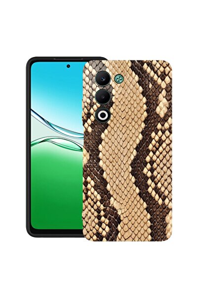 bestcase Θήκη για Xiaomi Redmi 15 4G (171 χιλιοστά) με Σχέδιο Δέρματος Φιδιού...