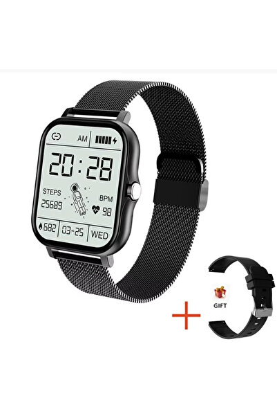 Choice6 Black ML Black LAXASFIT 2025 New Fashion Smart Watch 1.85-inch HD Scr...