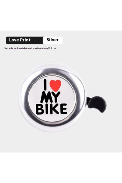 Choice5 silver 1pc Cute Bicycle Handlebar Bell Loud Sound Alarm Warning Mini ...