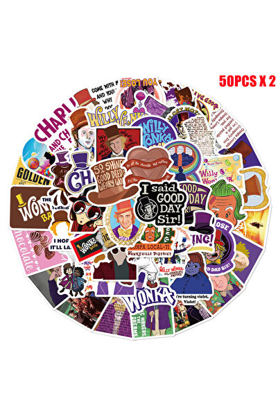 Choice1 100 قطعة (50/100 قطعة) ملصقات إبداعية لتزيين الموبايل واللابتوب والخو...