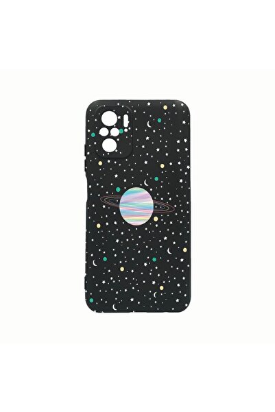 bestcase Силиконов калъф, съвместим с Xiaomi Poco F4, Вселена, Планети, Устой...