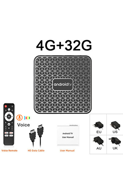 choice2 EU Plug 4GB 32GB T8S Android 16 Smart TV Box RK3518 8GB 128GB 8K HD H...