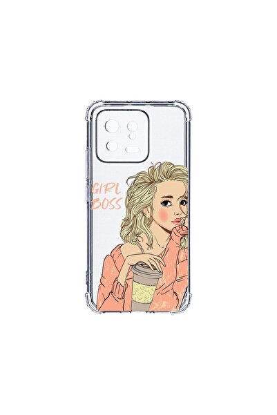 bestcase Husa BestCase¬Æ Anti Shock 1.5MM, Compatibila Cu Xiaomi 13, Girl Bos...