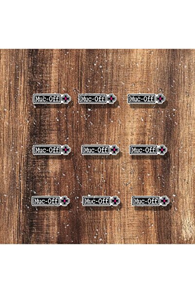 Choice 9 9 Sheets MUC-OFF Waterproof Bicycle Stickers Durable PVC Scratch-Res...