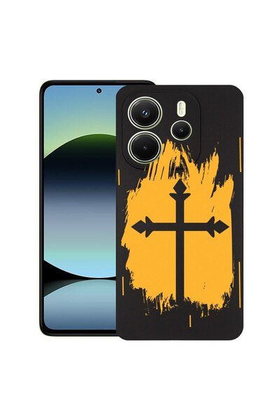 bestcase Θήκη για Xiaomi Redmi Note 14, Σταυρωτό σχέδιο, Λεπτή σιλικόνη 0.8MM...