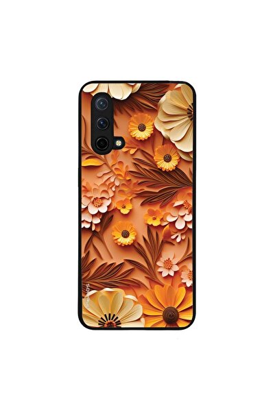 Sonique Θήκη 3D Flower Series για OnePlus Nord CE 5G Πορτοκαλί