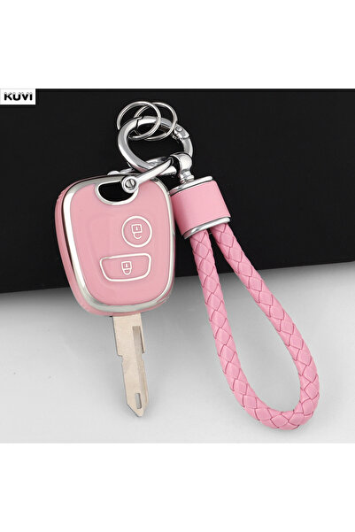 Choice8 Pink Set 2 New TPU Car Key Case Cover For Peugeot 107 206 207 307 For...