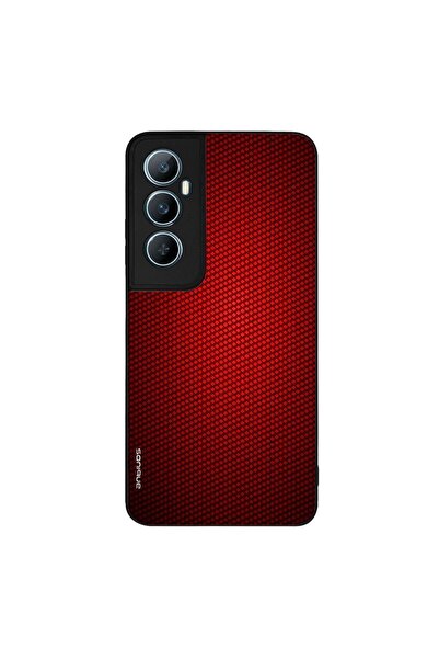 Sonique Θήκη Carbon Series για Realme Realme C65 4G Κόκκινο