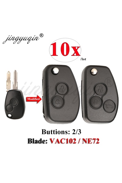 choice2 2 زر VAC102 jingyuqin 10 قطع غطاء مفتاح معدل VAC102 Ne72 لرينو داسيا ...