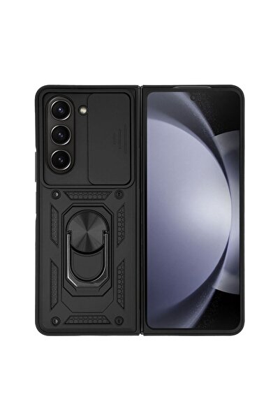 Sonique Θήκη Ring Armor CamPro για Samsung (Large Hole) Galaxy Z Fold 5 Μαύρο