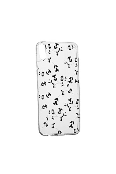 bestcase Husa Silicon Compatibila Cu Xiaomi Redmi 9AT, Black Flowers, reziste...