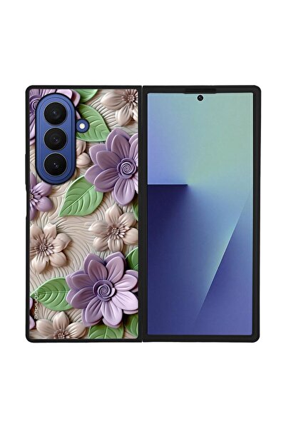 Sonique Θήκη 3D Flower Series για Samsung Galaxy Z Fold 7 Βιολετί