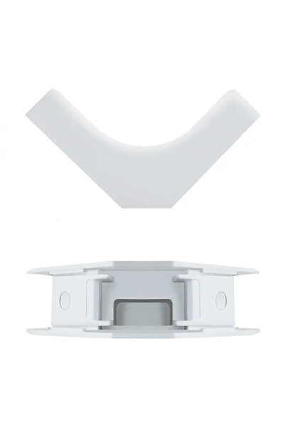 Qoltec Capac de cablare - extensie internă 45x18mm |   alb