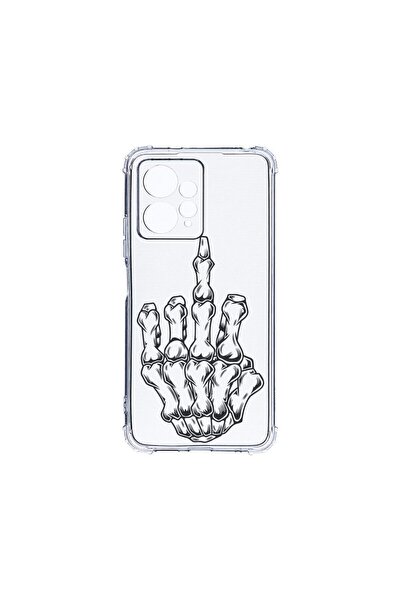 bestcase Противоударен калъф 1.5ММ, съвместим с Xiaomi Redmi Note 12 4G, Skel...