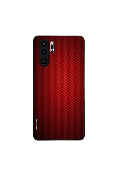 Sonique Θήκη Carbon Series για Huawei P30 Pro Κόκκινο
