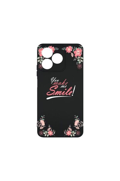 bestcase ¬Æ Husa Premium Silicon, Compatibila Cu Xiaomi Redmi 13, Make Me Smi...