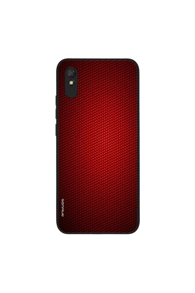 Sonique Θήκη Carbon Series για Xiaomi Redmi 9A / Redmi 9AT Κόκκινο