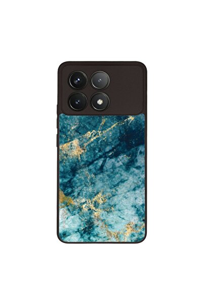 Sonique Θήκη Marble Series για Xiaomi Poco F6 Pro 5G Μπλε