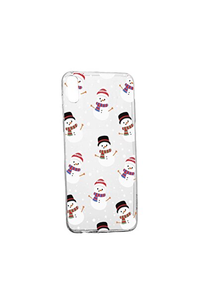 bestcase Θήκη σιλικόνης συμβατή με Xiaomi Redmi 9AT, Σχέδιο Χιονάνθρωποι, ανθ...