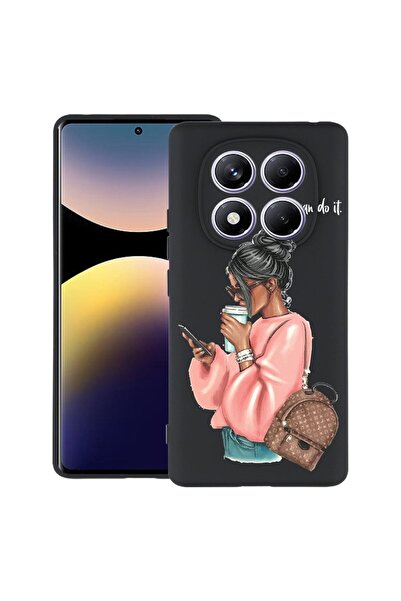 bestcase ¬Æ Husa pentru Xiaomi Redmi Note 14 Pro 4G, Shopping Girl, Slim Sili...