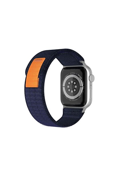 Sonique Λουράκι Nylon Loop Band για Apple Watch (42/44/45/49MM) Μπλε Σκούρο
