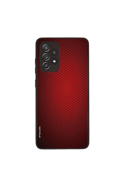 Sonique Θήκη Carbon Series για Samsung Galaxy A52 4G/5G / Galaxy A52s 5G Κόκκινο