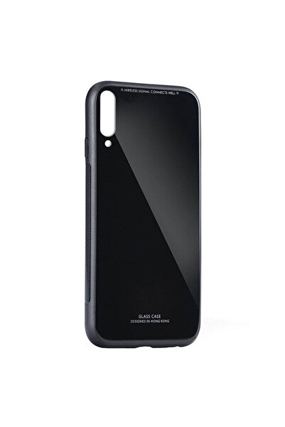 OEM Glass Case Samsung Galaxy A70/A70s Μαύρο