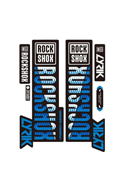 Choice3 Blue NEW Front Fork Sticker for Rock Shox SID Road Bike MTB Race Acce...